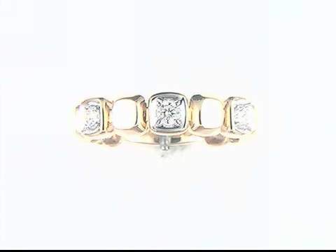 14k yellow gold diamond ring