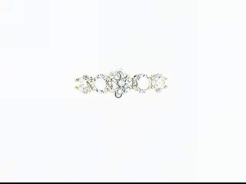 14k yellow gold diamond ring
