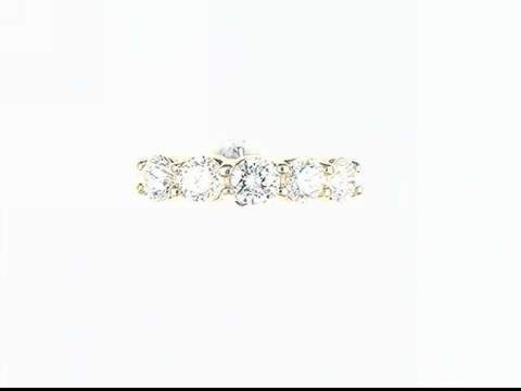 14k yellow gold diamond ring
