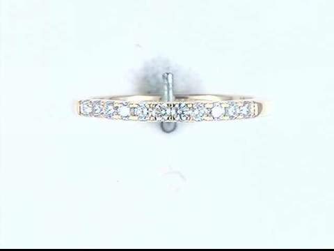 14k yellow gold diamond ring