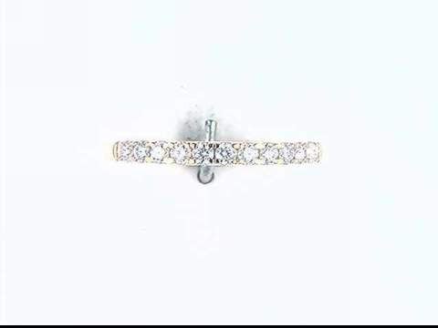 14k yellow gold diamond ring
