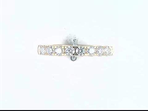14k yellow gold diamond ring