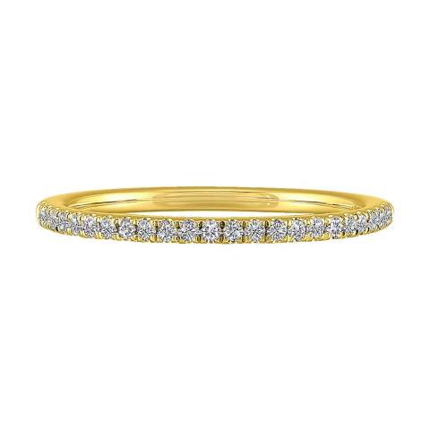 0.14ct 14k yellow gold diamond ring