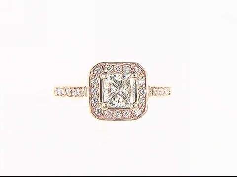 0.50 carat 14k yellow gold diamond ring