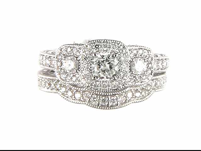 14k White Gold Wedding Ring