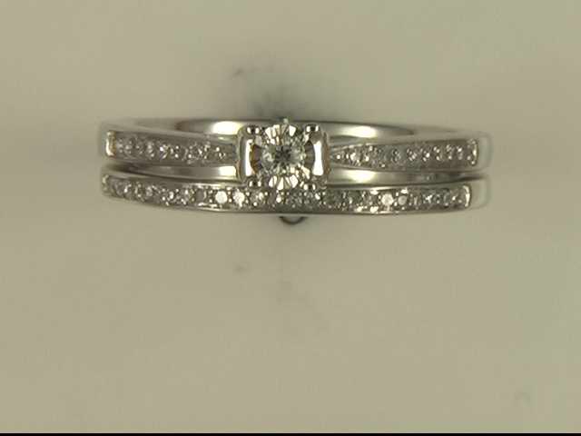 10k White Gold Wedding Ring