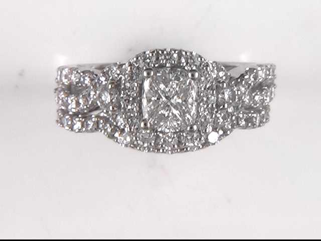 14k White Gold Wedding Ring