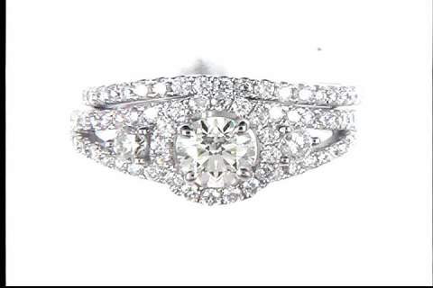 18k White Gold Diamond Wedding Ring