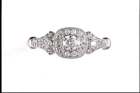 14K White Gold Wedding Ring