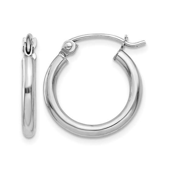 10K White Gold Earrings