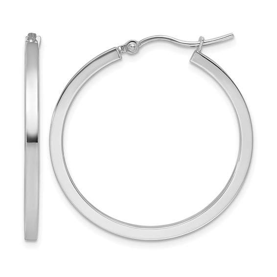 10K White Gold Earrings