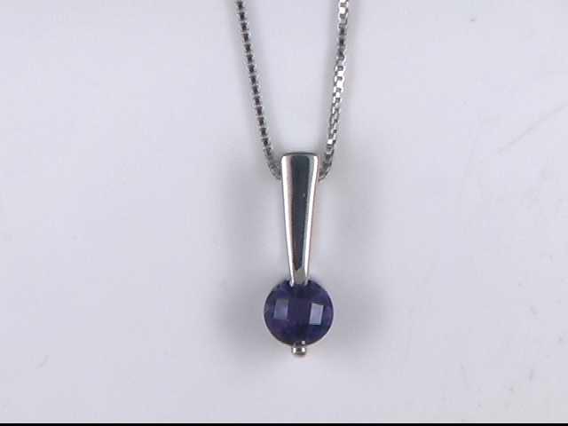 Sterling Silver Amethyst Pendant