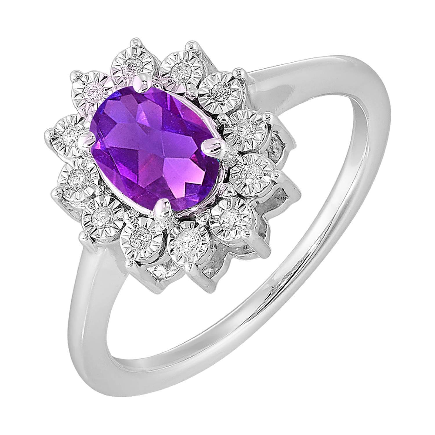 Sterling Silver Amethyst Ring