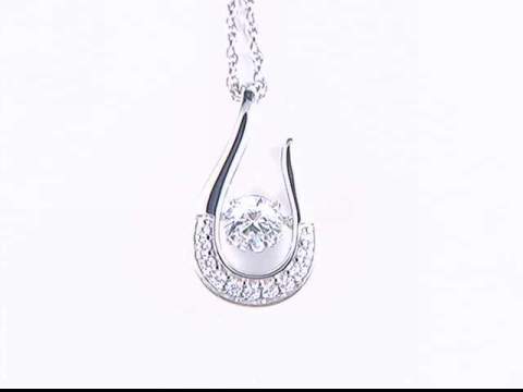 Sterling Silver CZ Pendant