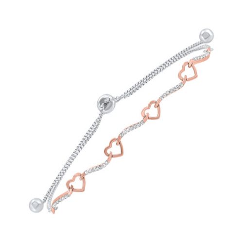 Sterling Silver Diamond Bracelet