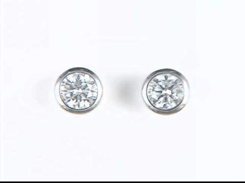 Sterling Silver Lab Grown Diamond Earrings