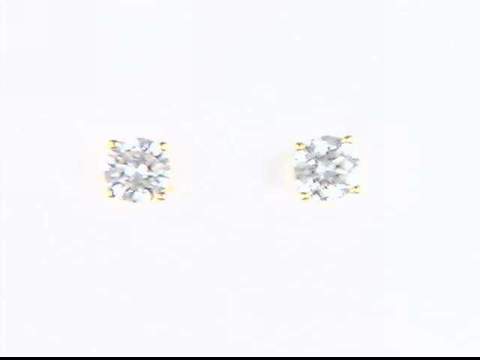 14K Lab Grown Diamond Earrings