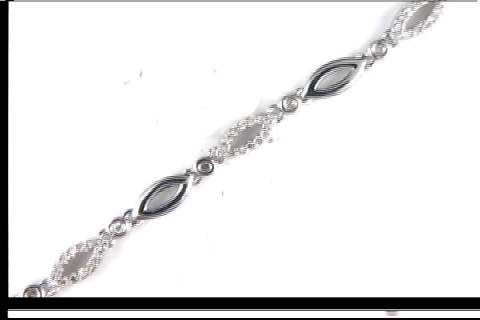 Sterling Diamond Bracelet