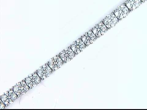 Sterling Silver Moissanite Bracelet