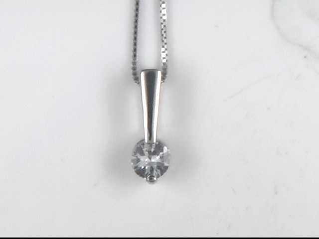 Sterling Silver CZ Pendant