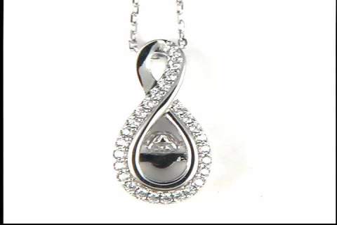 Sterling Silver CZ Pendant