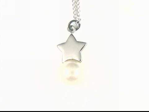 Sterling and Pearl Pendant