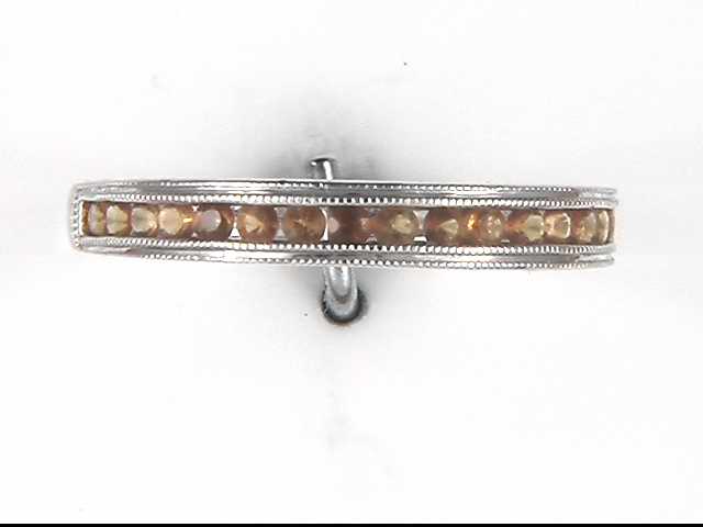 10k White Gold Citrine Ring