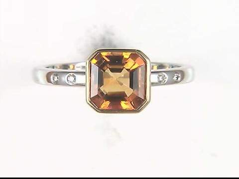 14K Citrine Ring