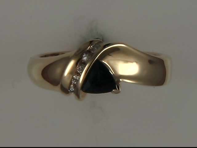 14K Yellow Gold Emerald Ring