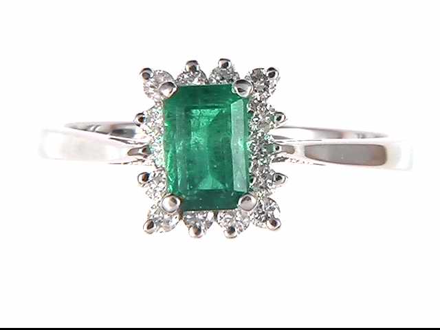 14k Yellow Gold Emerald Jewelry