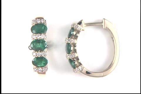 14k Yellow Gold Emerald Pendant