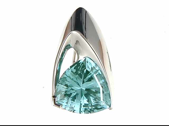 Created Green Spinel Pendant