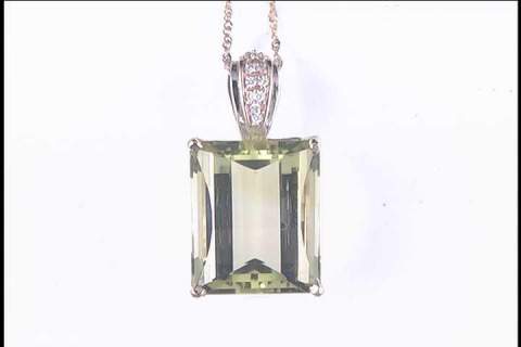 Lemon Quartz Pendant
