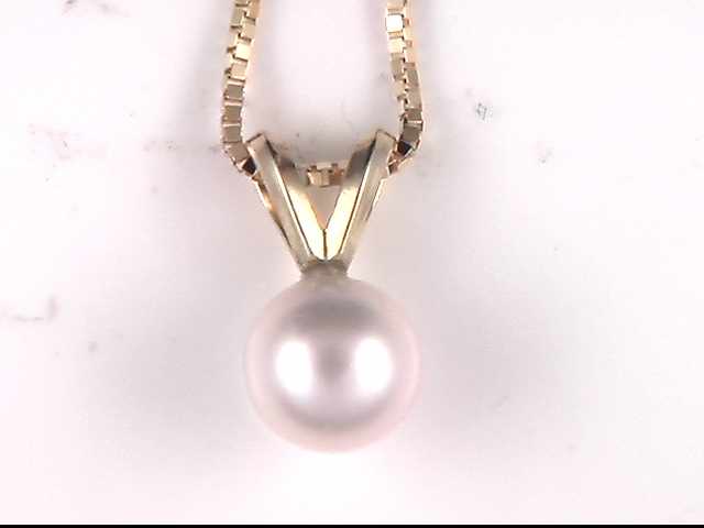 14K Pearl Pendant