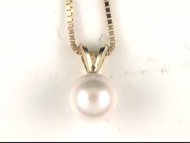 14K Pearl Pendant