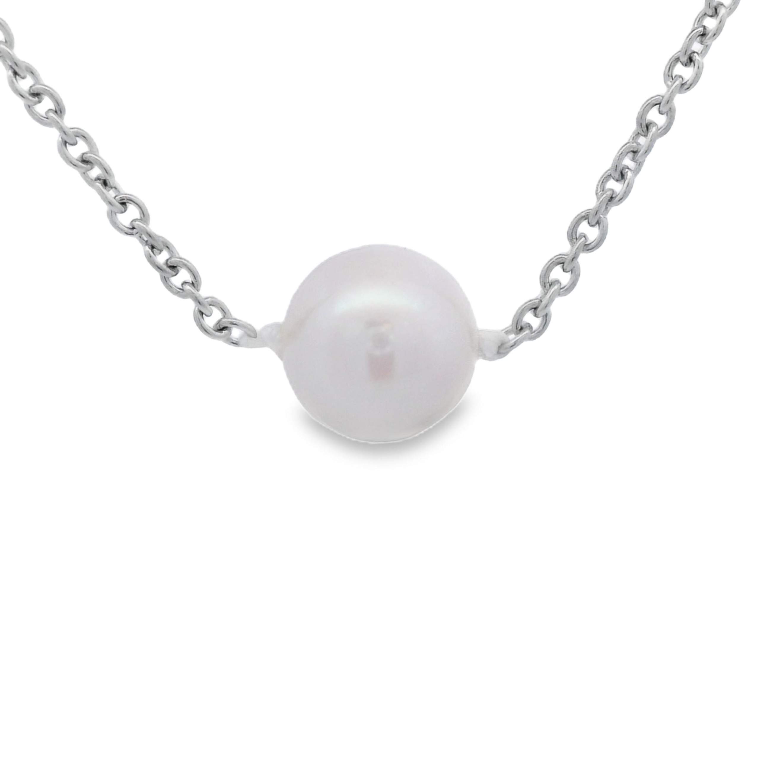 Stainless Steel Pearl Necklace