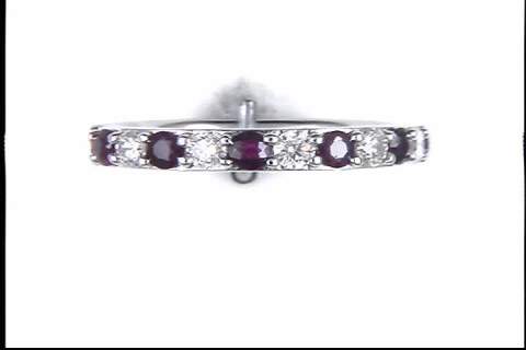 14k White Gold Ruby Ring
