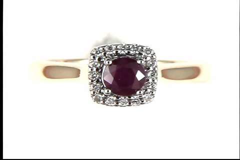 14k White Gold Ruby Ring