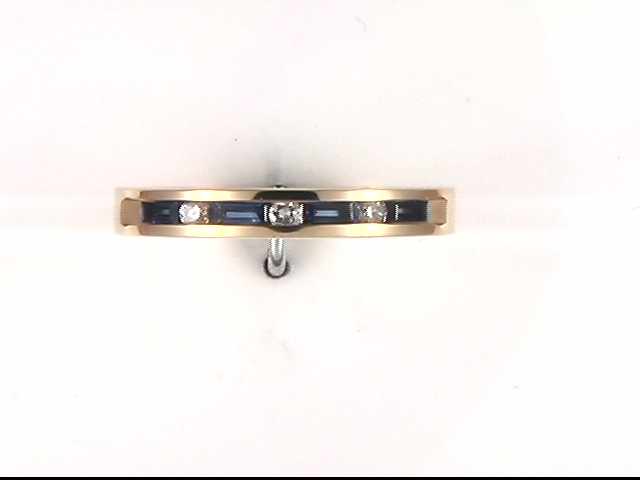 14k Yellow Gold Sapphire Ring