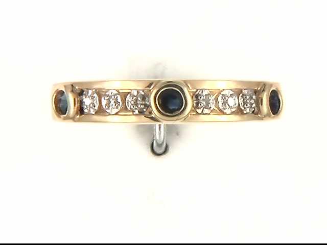 14k Yellow Gold Sapphire Ring