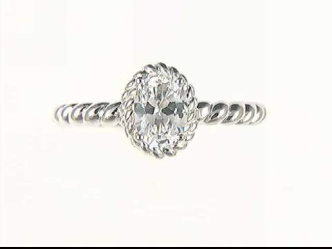 Sterling Silver Sapphire Ring